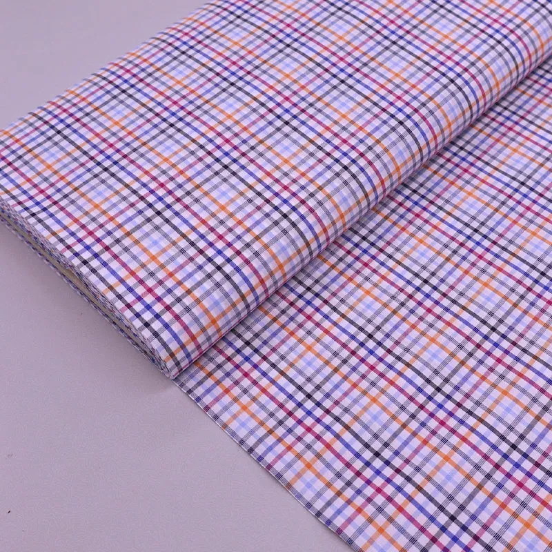 110CM REMNANT Cotton Check - Multiple Coloured Stripe
