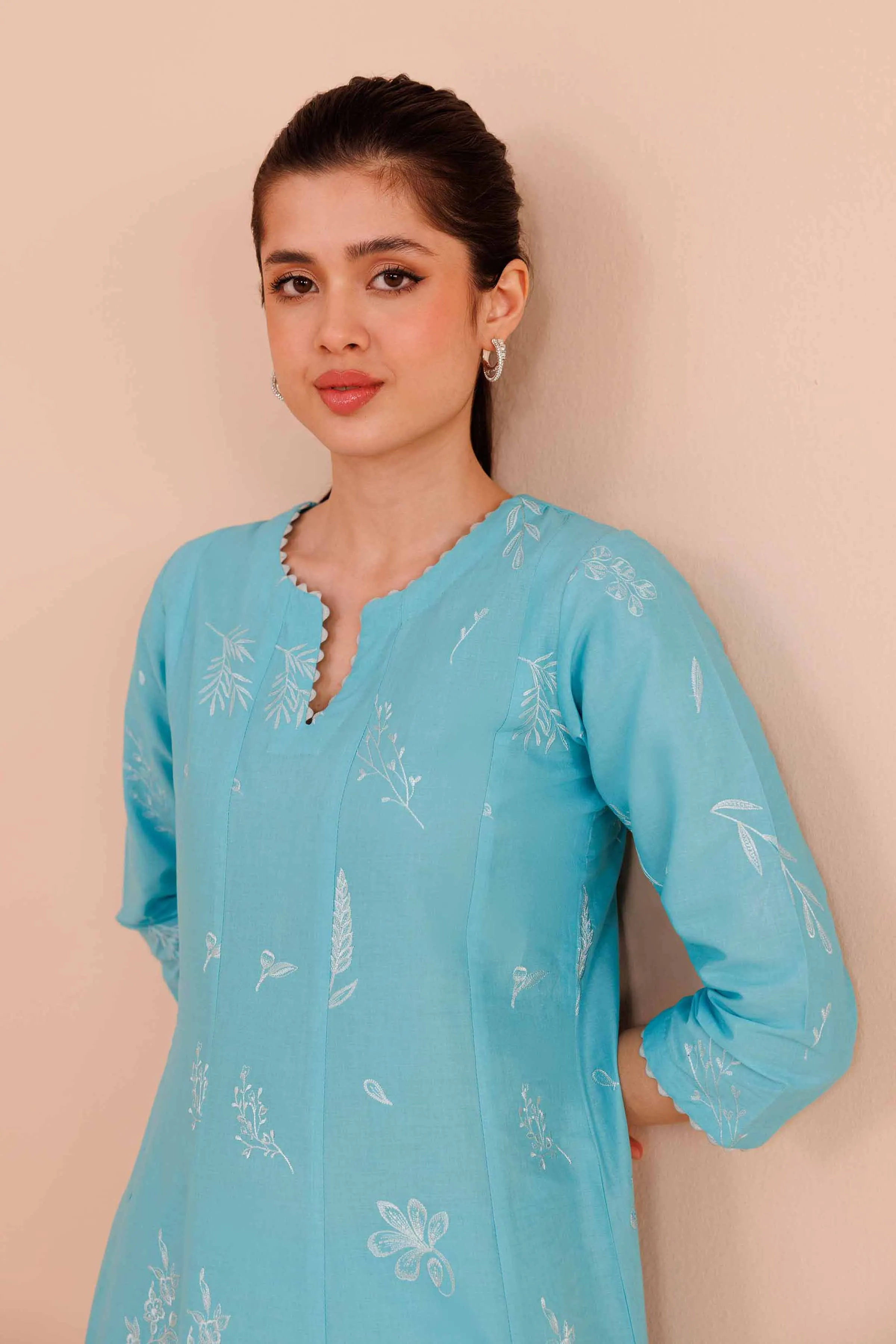 2 Piece - Embroidered Suit - KFE24-31