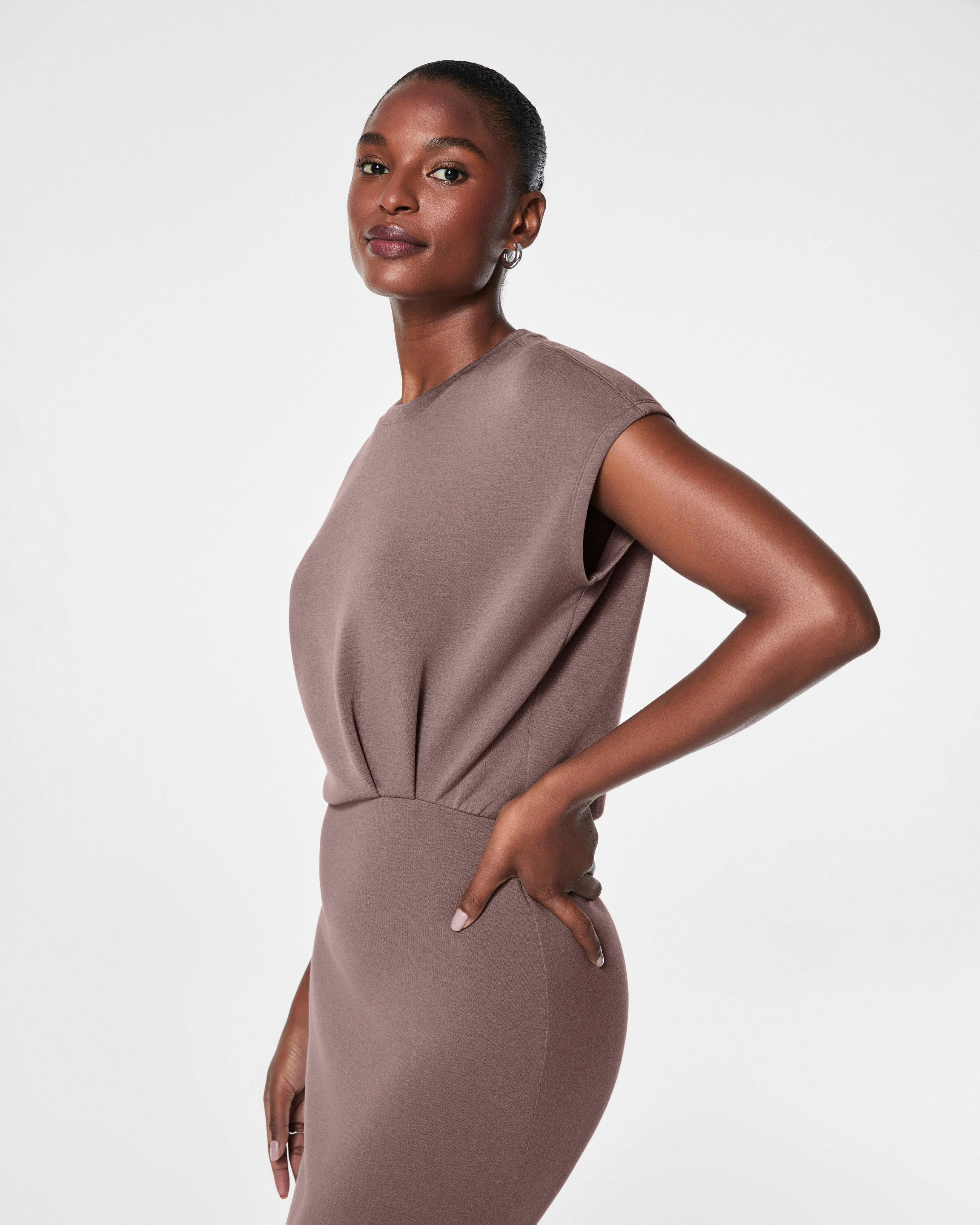 AirEssentials Gathered Waist Dress
