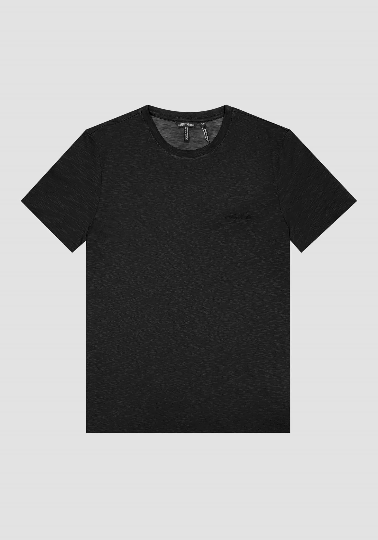 Antony Morato Logo  T-Shirt Mmks 02382-Black