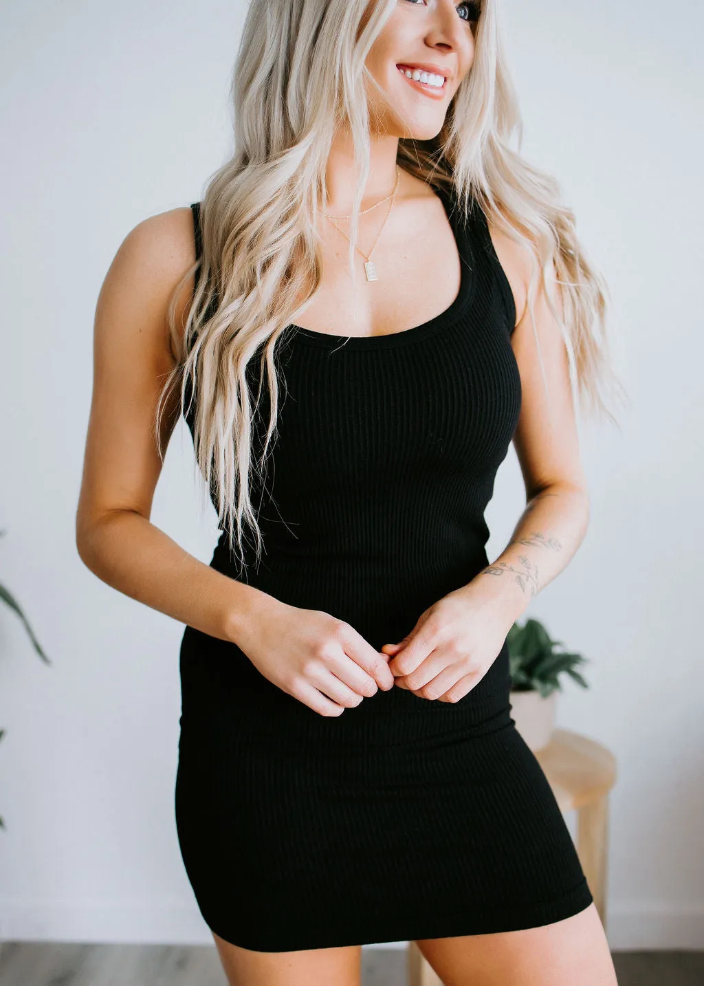 Azra Ribbed Midi Dress