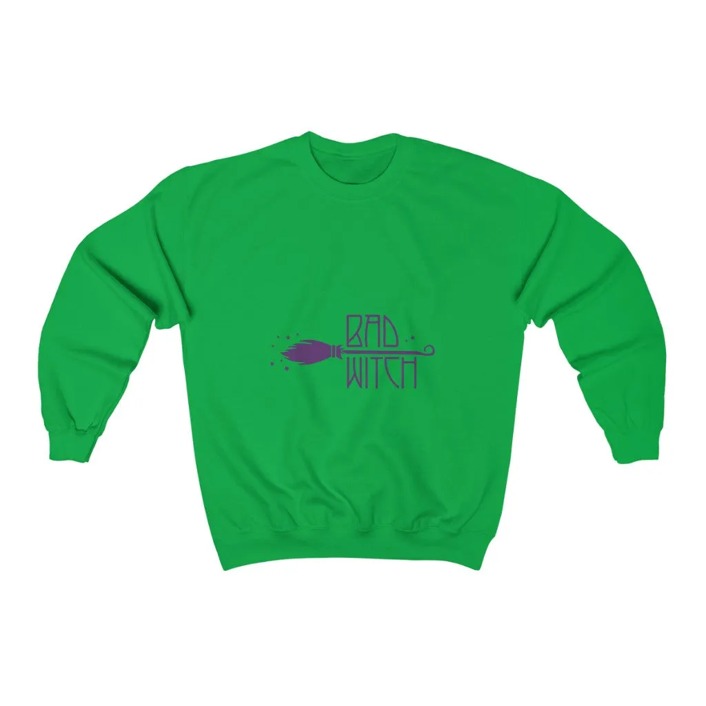 Bad Witch Halloween Unisex Heavy Blend Crewneck Sweatshirt