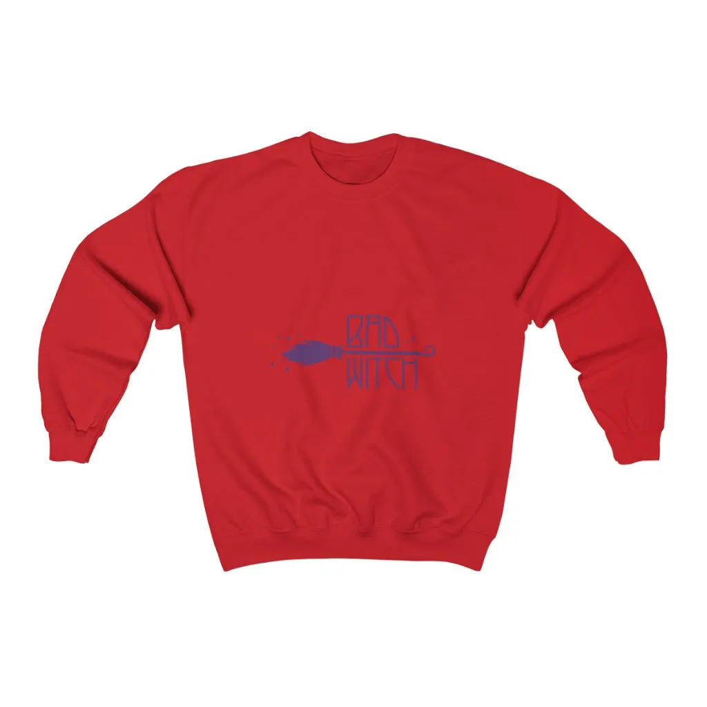 Bad Witch Halloween Unisex Heavy Blend Crewneck Sweatshirt