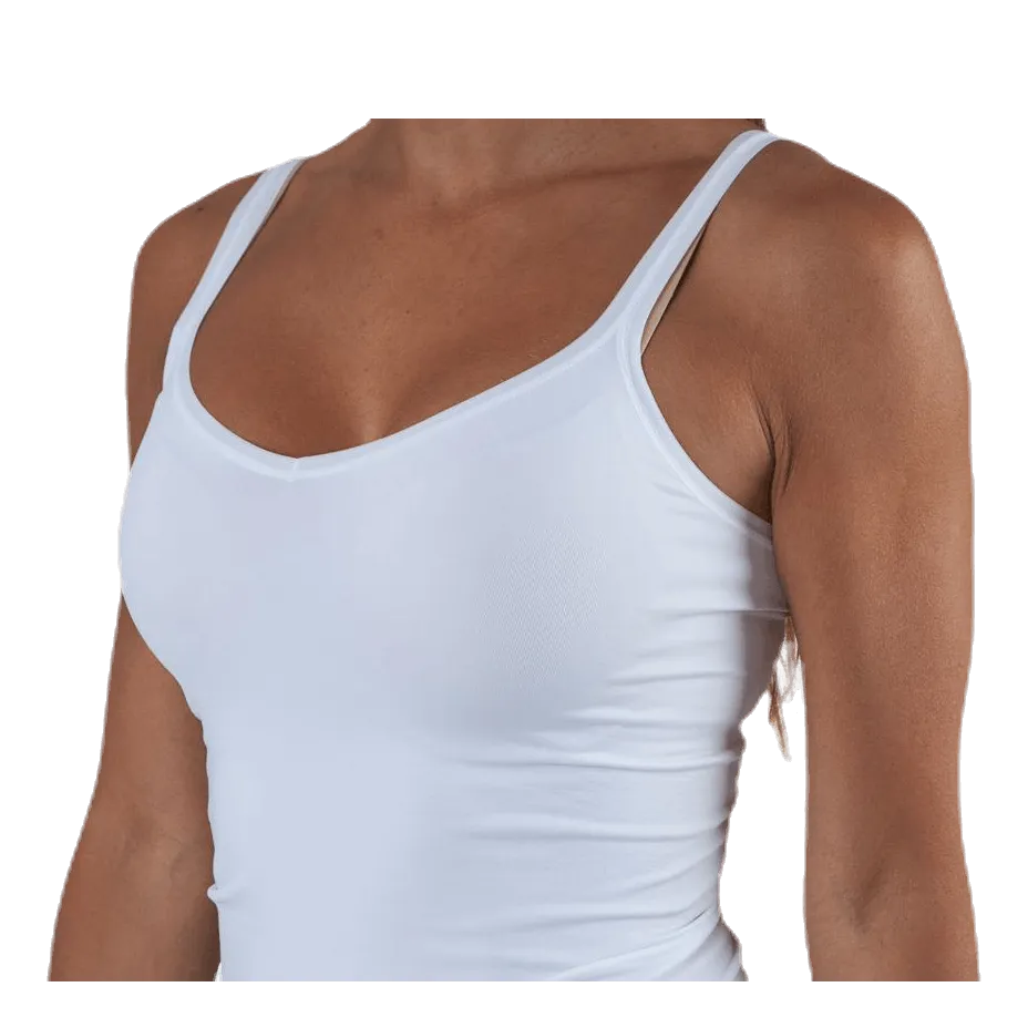 Ballroom Long Singlet White