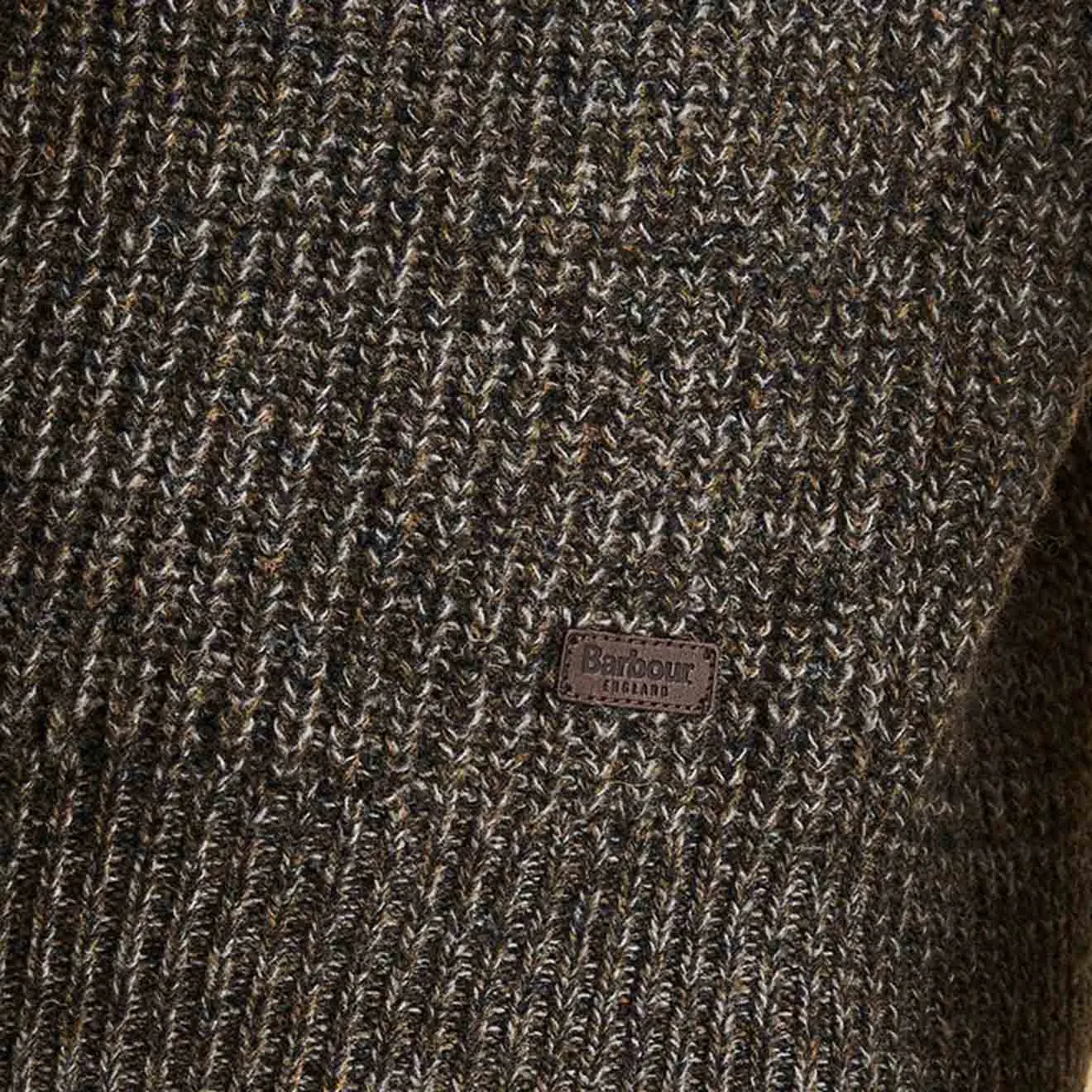 Olive Barbour Horseford Crew Knitted Sweater