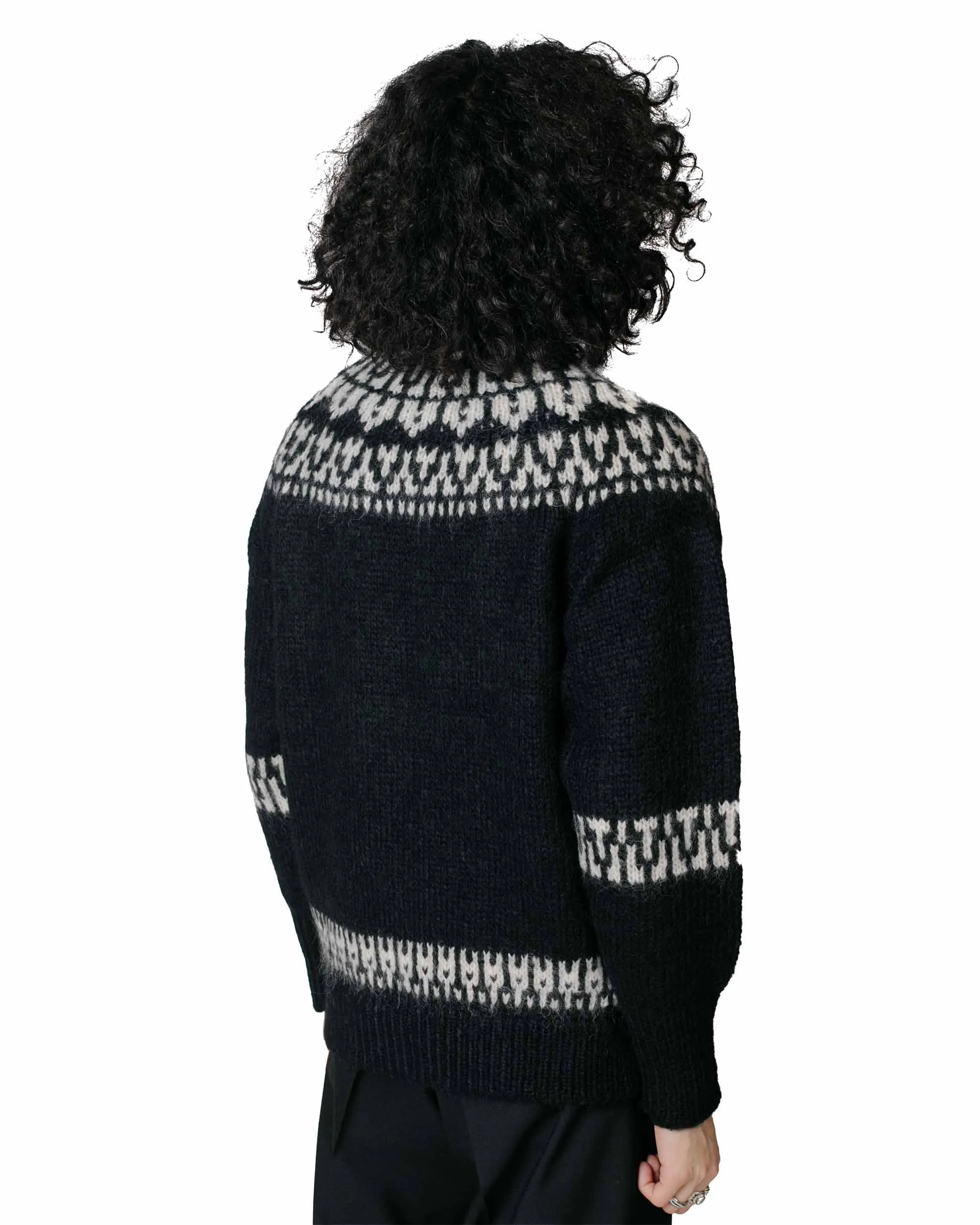 Sure! Here’s an optimized title for the product:

Mens Black Batoner Mohair Nordic Crew Neck Sweater - Cozy & Stylish Knitwear

Feel free to let me know if you need any more assistance or variations!