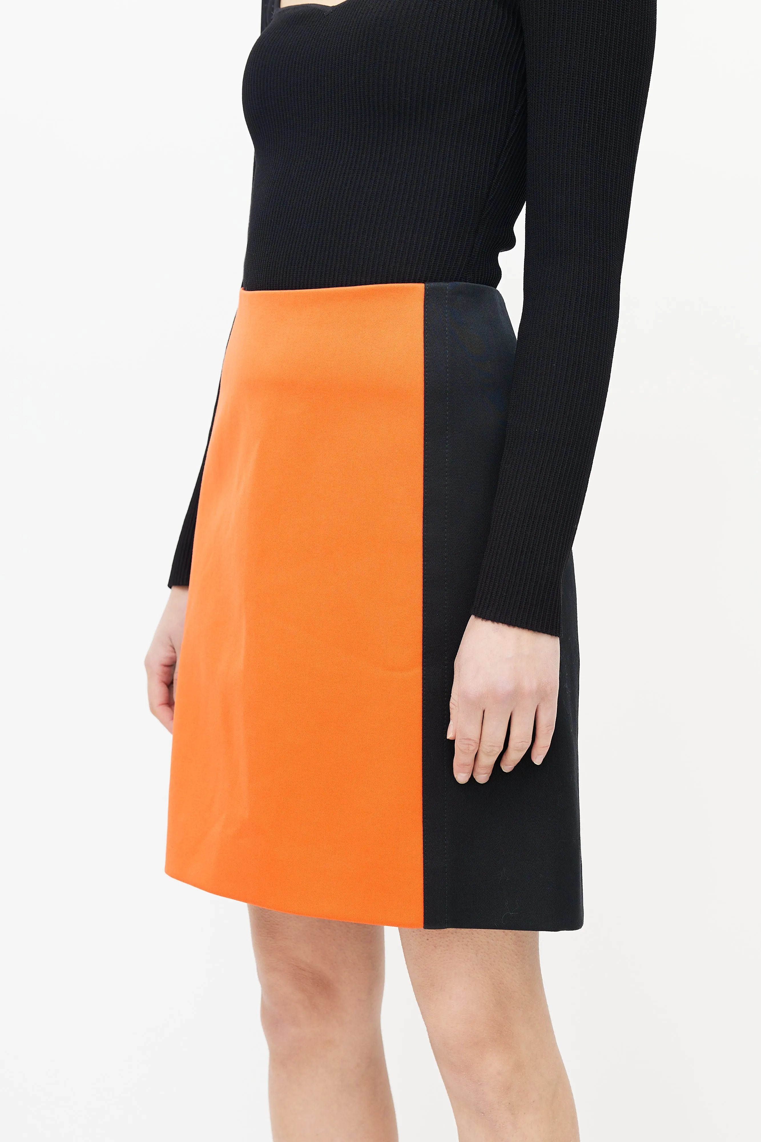 Black & Orange Skirt