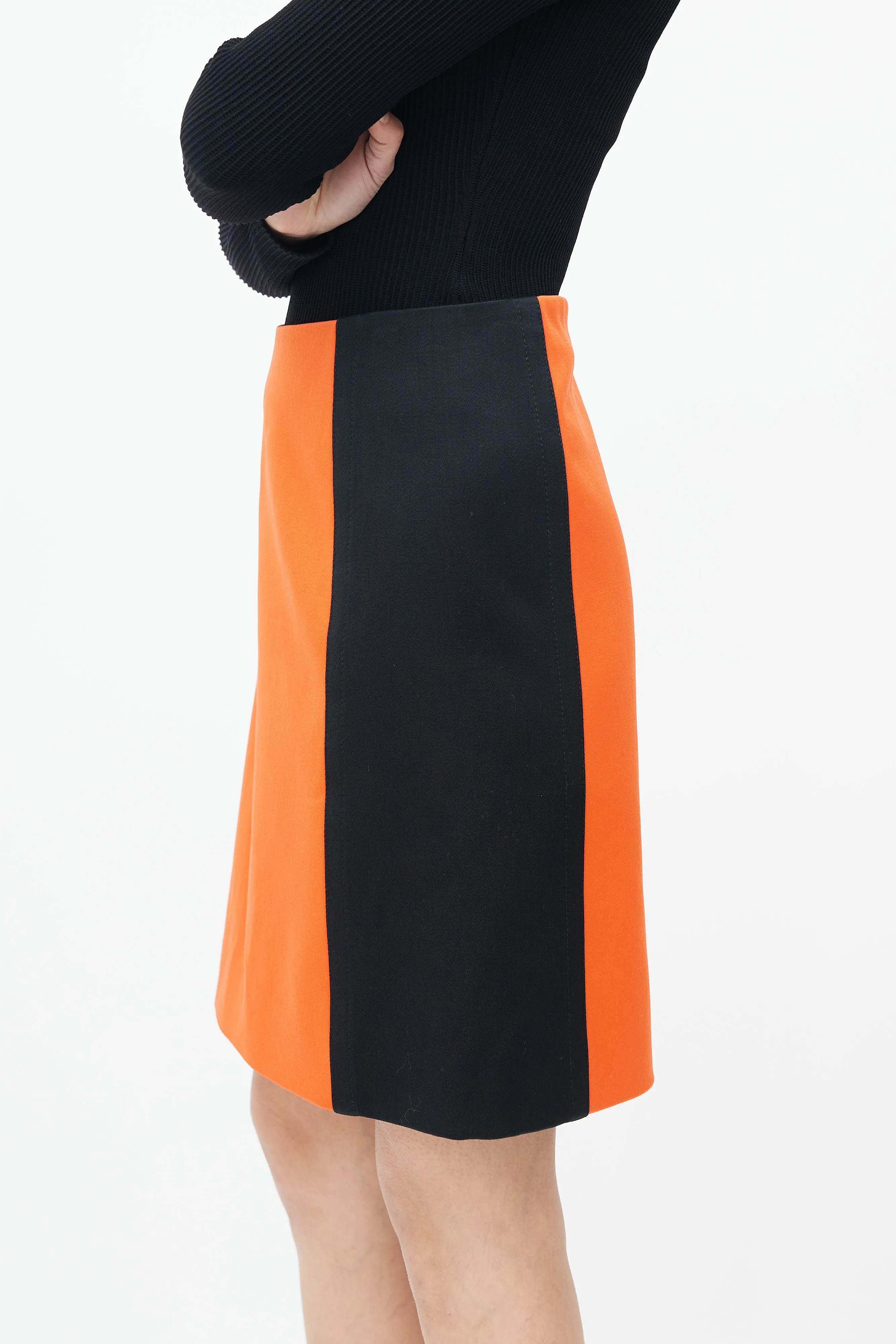 Black & Orange Skirt