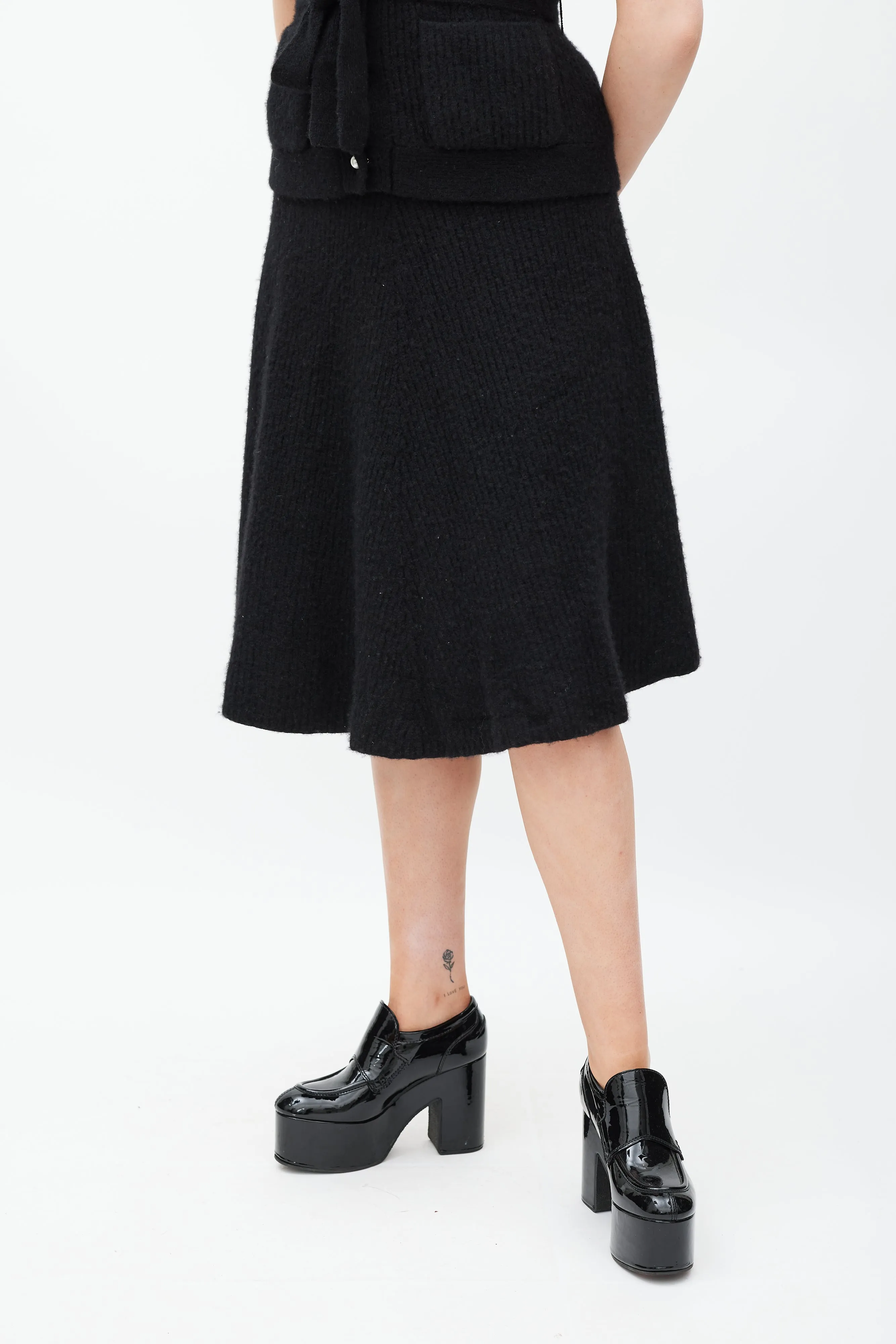 Black Cashmere Co-Ord Set