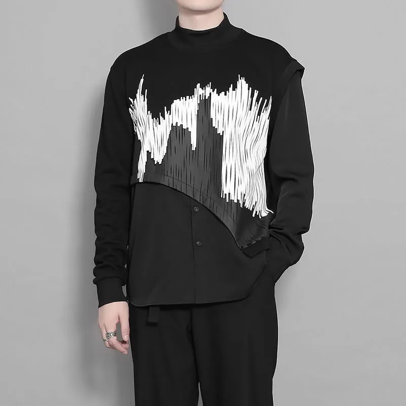 Black Castle Dark Fashion Long Sleeve Shirt