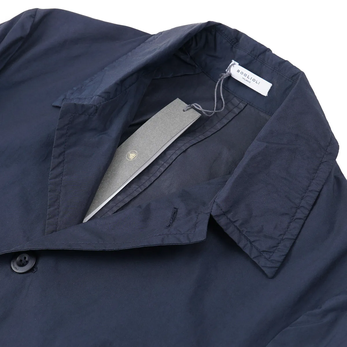Boglioli Lightweight Water-Repellent Overcoat