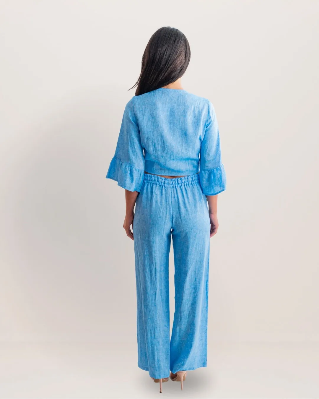 Bolero Nodo Centrale Linen Top