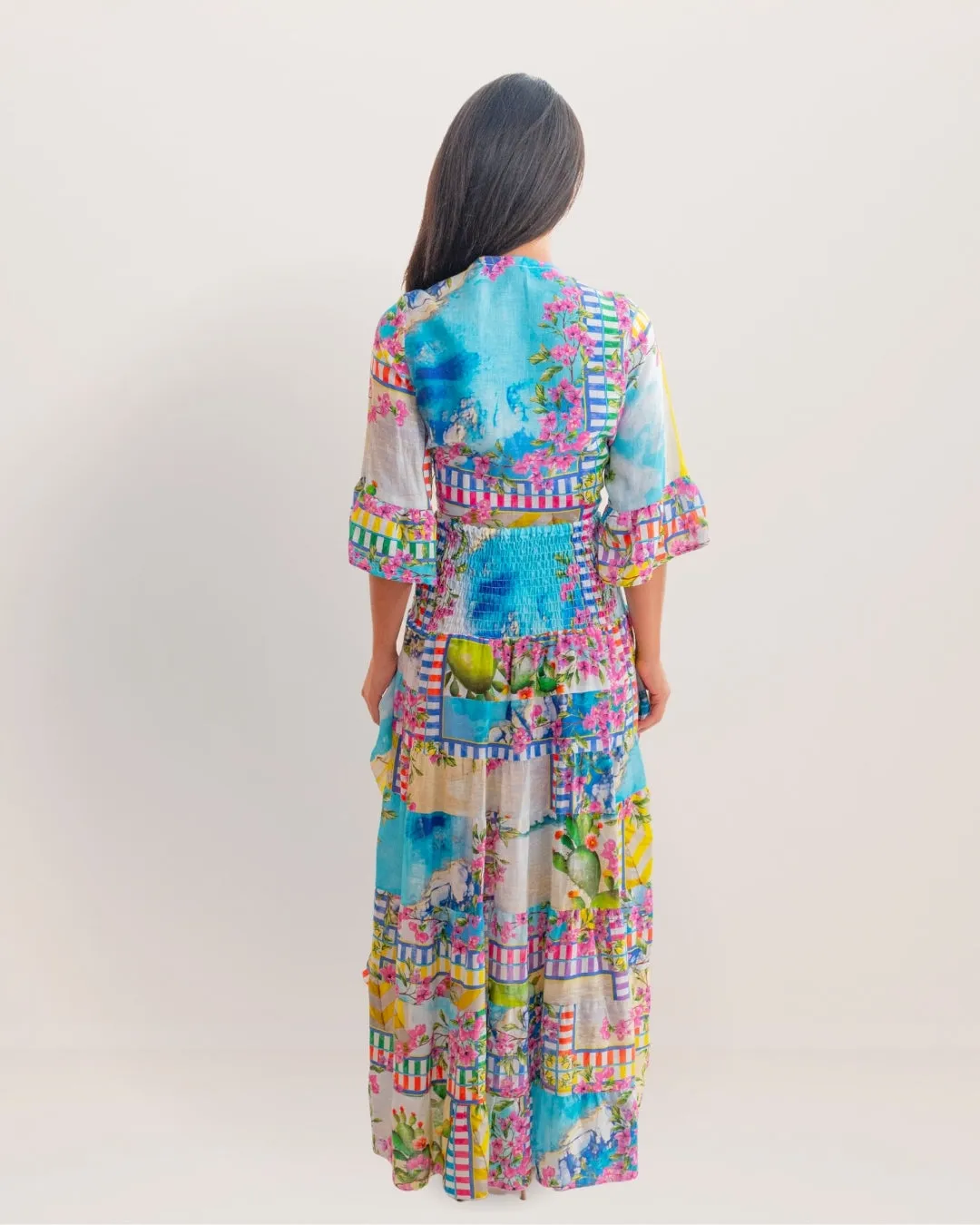 Bolero Nodo Centrale Linen Top
