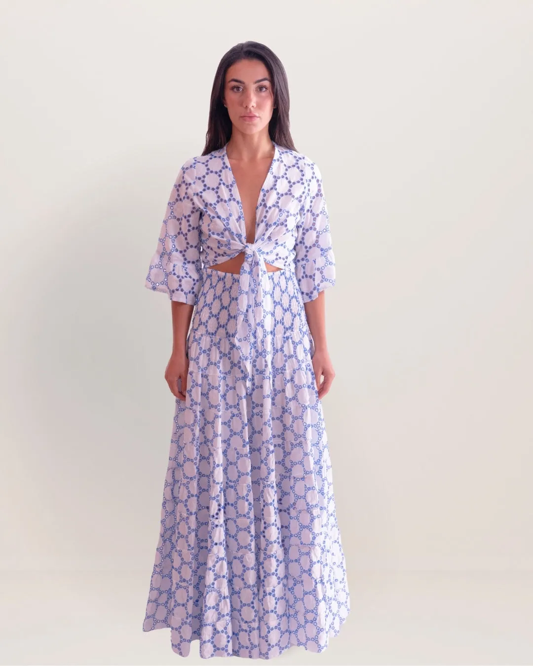 Bolero Nodo Centrale Linen Top