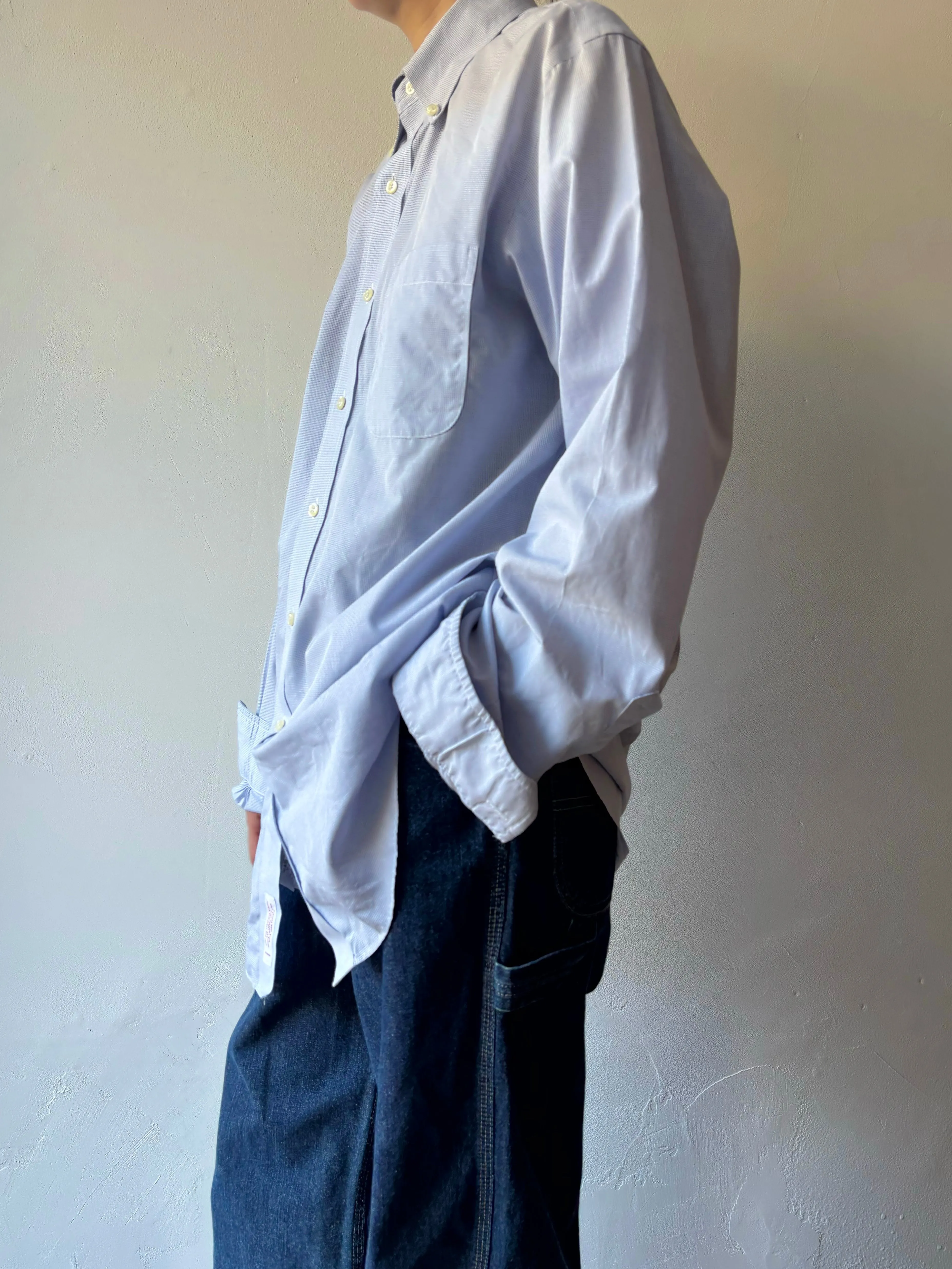 Brooks Brothers checked shirts.