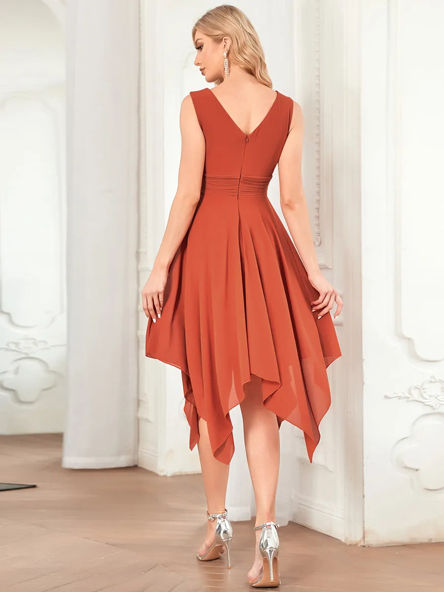 Burnt Orange Bridesmaid Gowns