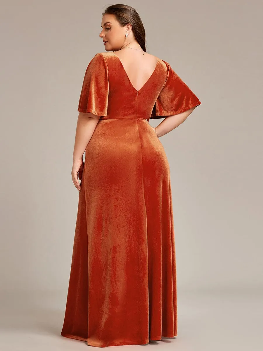 Burnt Orange Bridesmaid Gowns