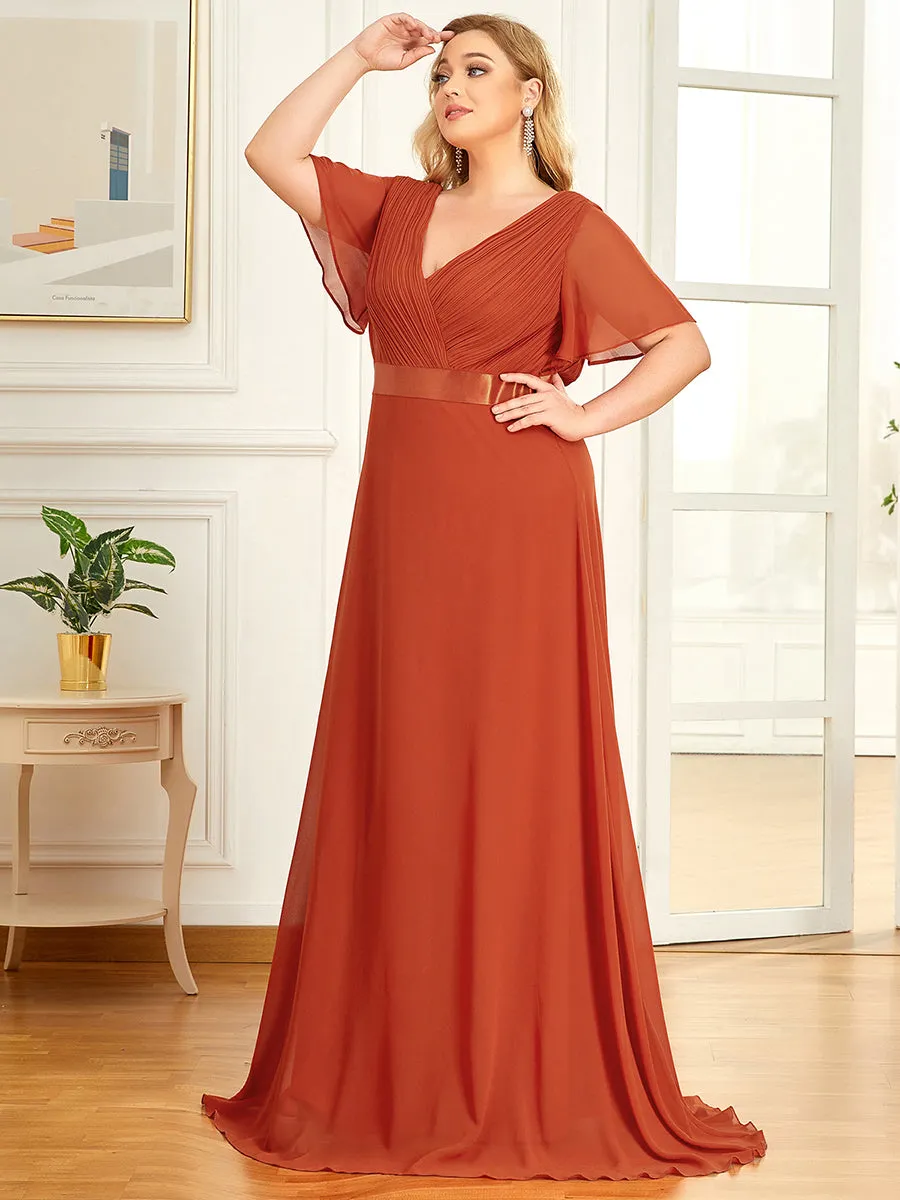 Burnt Orange Bridesmaid Gowns