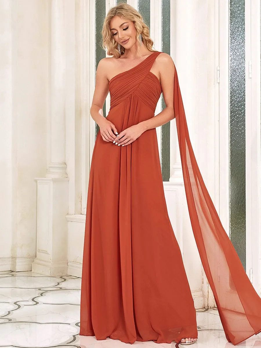 Burnt Orange Bridesmaid Gowns