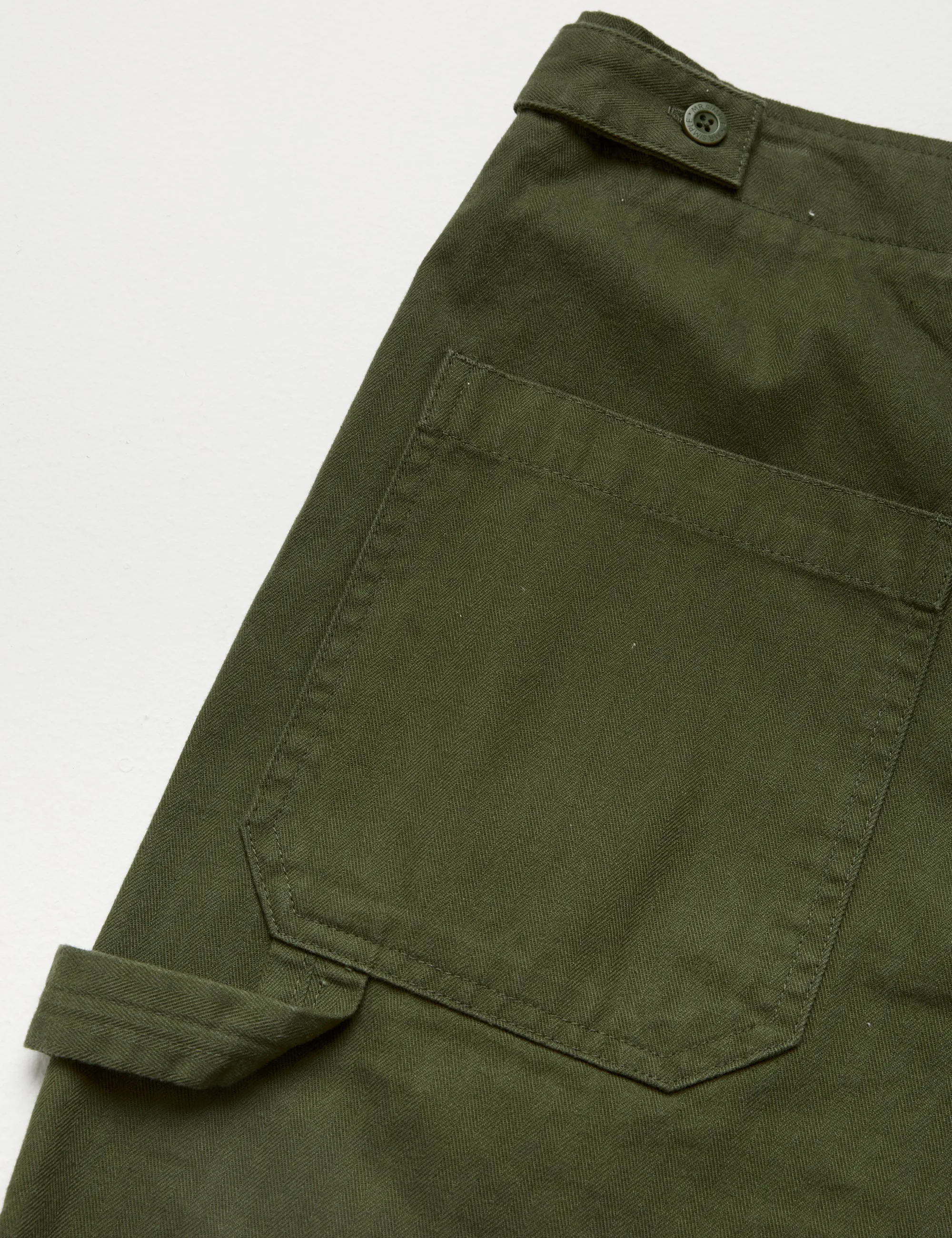 Vintage Army-Inspired Carpenter-Style Pants
