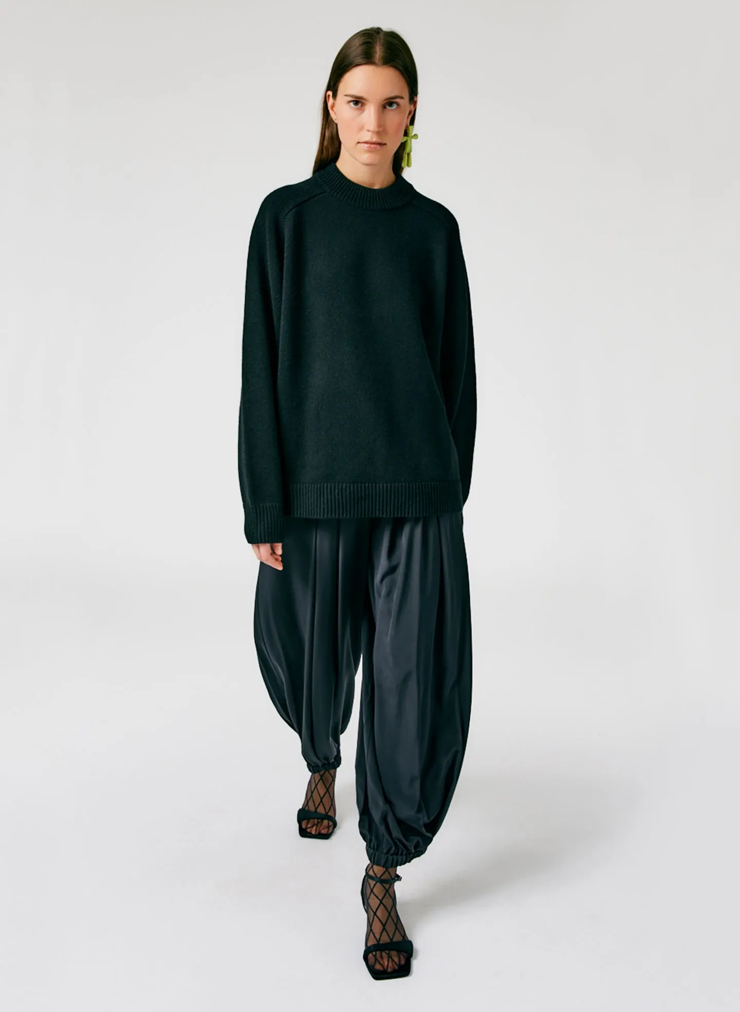 Cashmere Sweater Crewneck Oversized Pullover