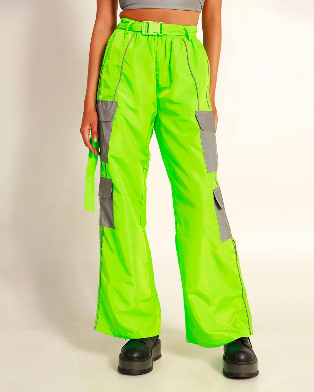 Chaos Commander Reflective Unisex Wide Leg Pants