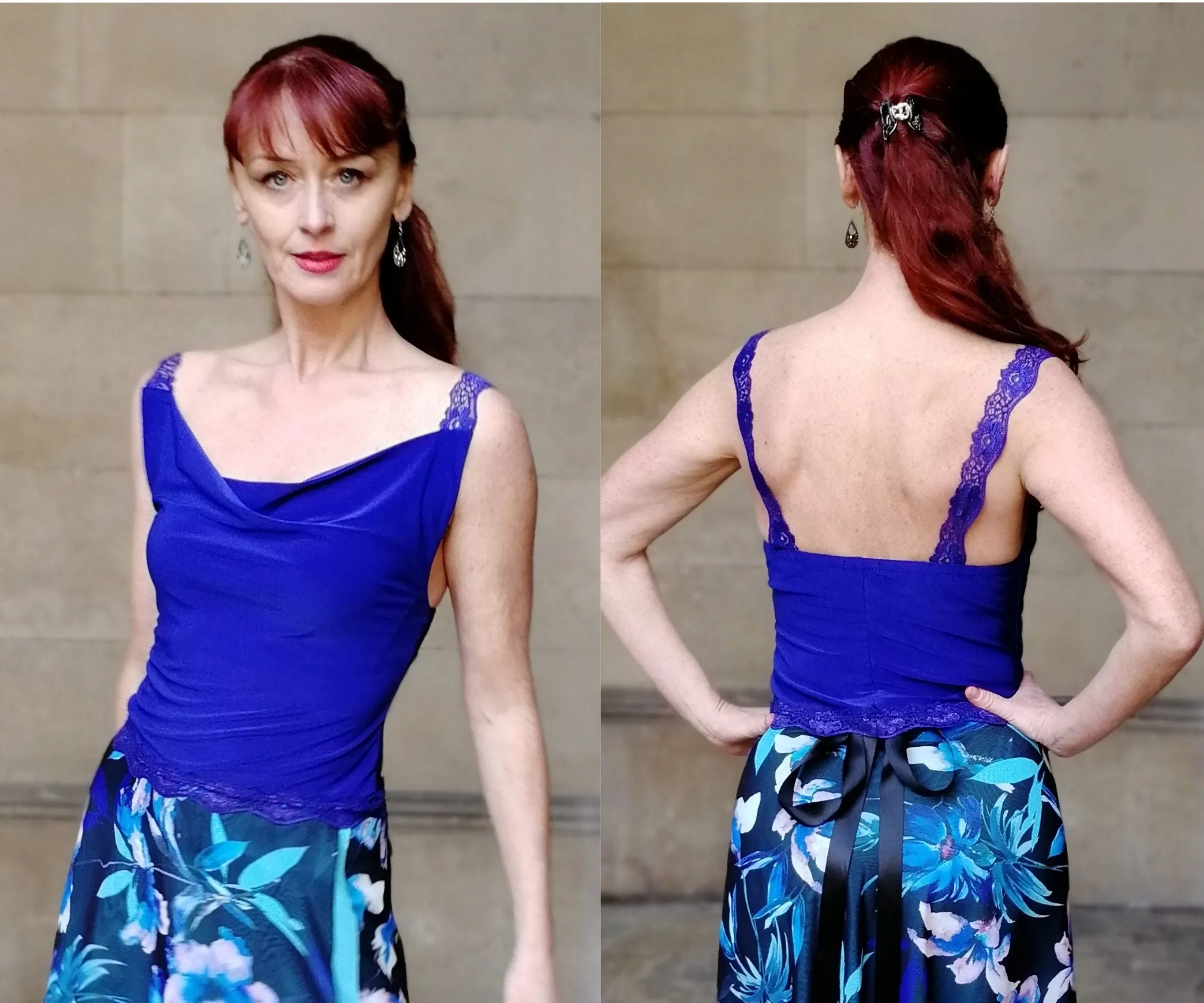 CLEO short strappy top