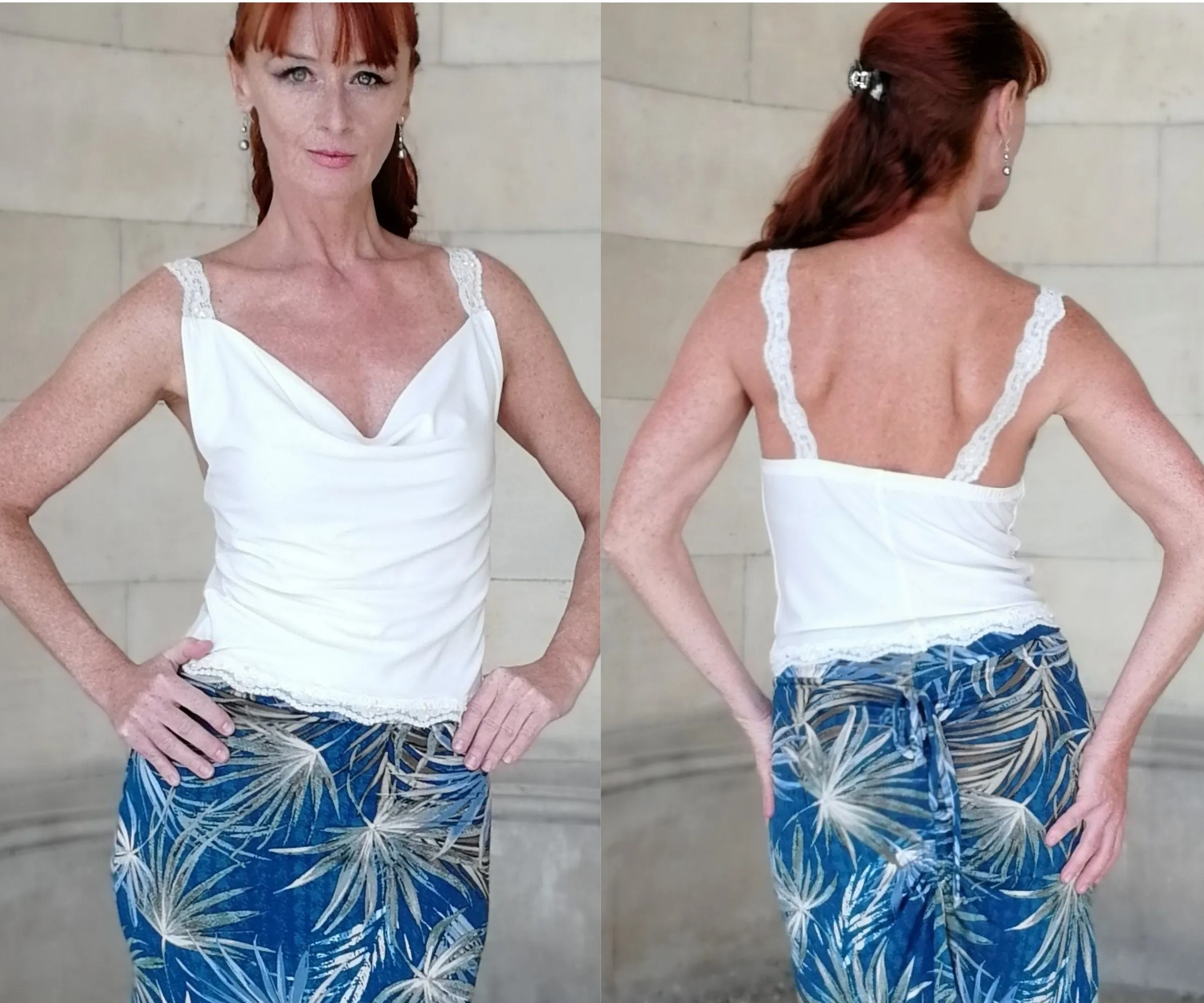CLEO short strappy top