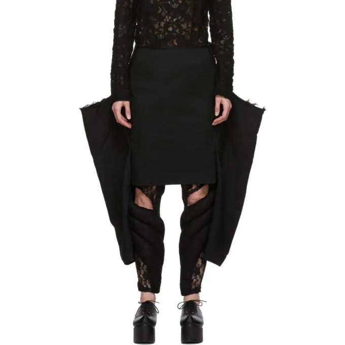 Comme des Garcons Black Legs Skirt