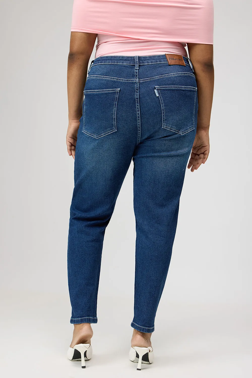 Curve Sculpting Blue Skinny Jeans