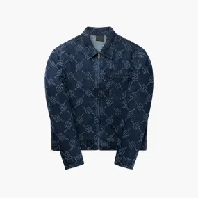 Stylish Mens Jacob Denim Jacket by Daily Paper - Classic Fit, Premium Quality