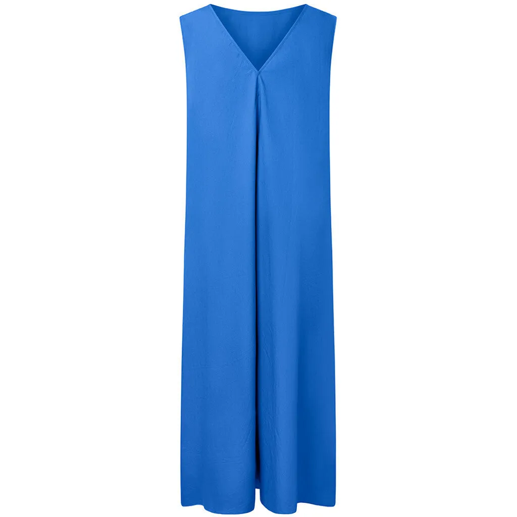 Dee dress in timeless and beautiful design / 100010 - Bright Blue