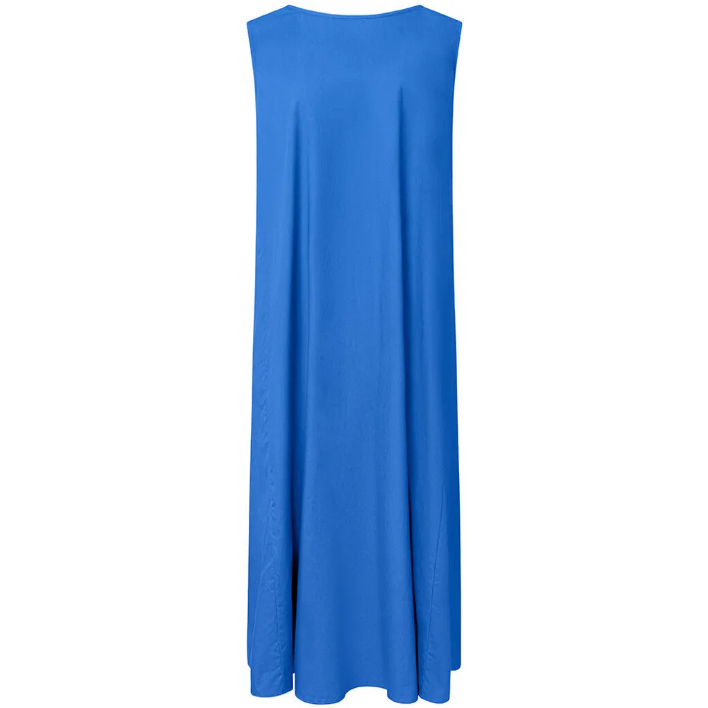 Dee dress in timeless and beautiful design / 100010 - Bright Blue
