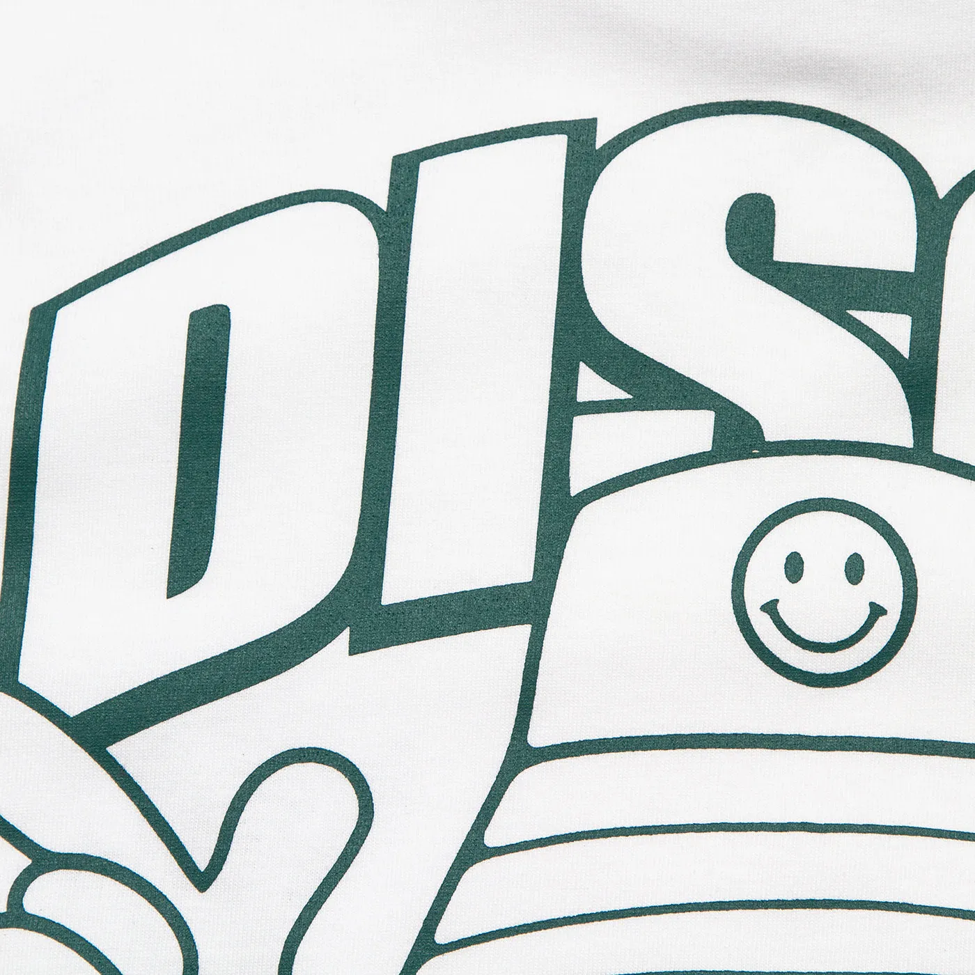 Discoff Biscuit Back Print - Oversized Tshirt - White