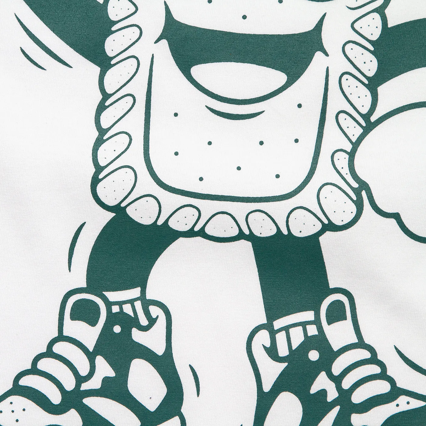 Discoff Biscuit Back Print - Oversized Tshirt - White