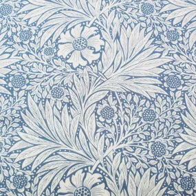 Dressmaking Pale Blue Floral Viscose - Morris