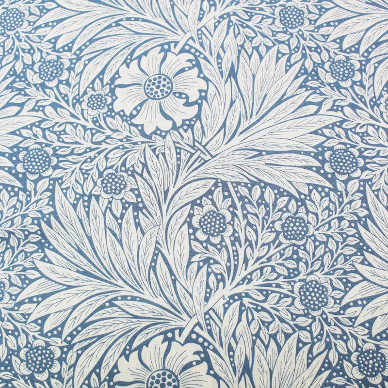Dressmaking Pale Blue Floral Viscose - Morris