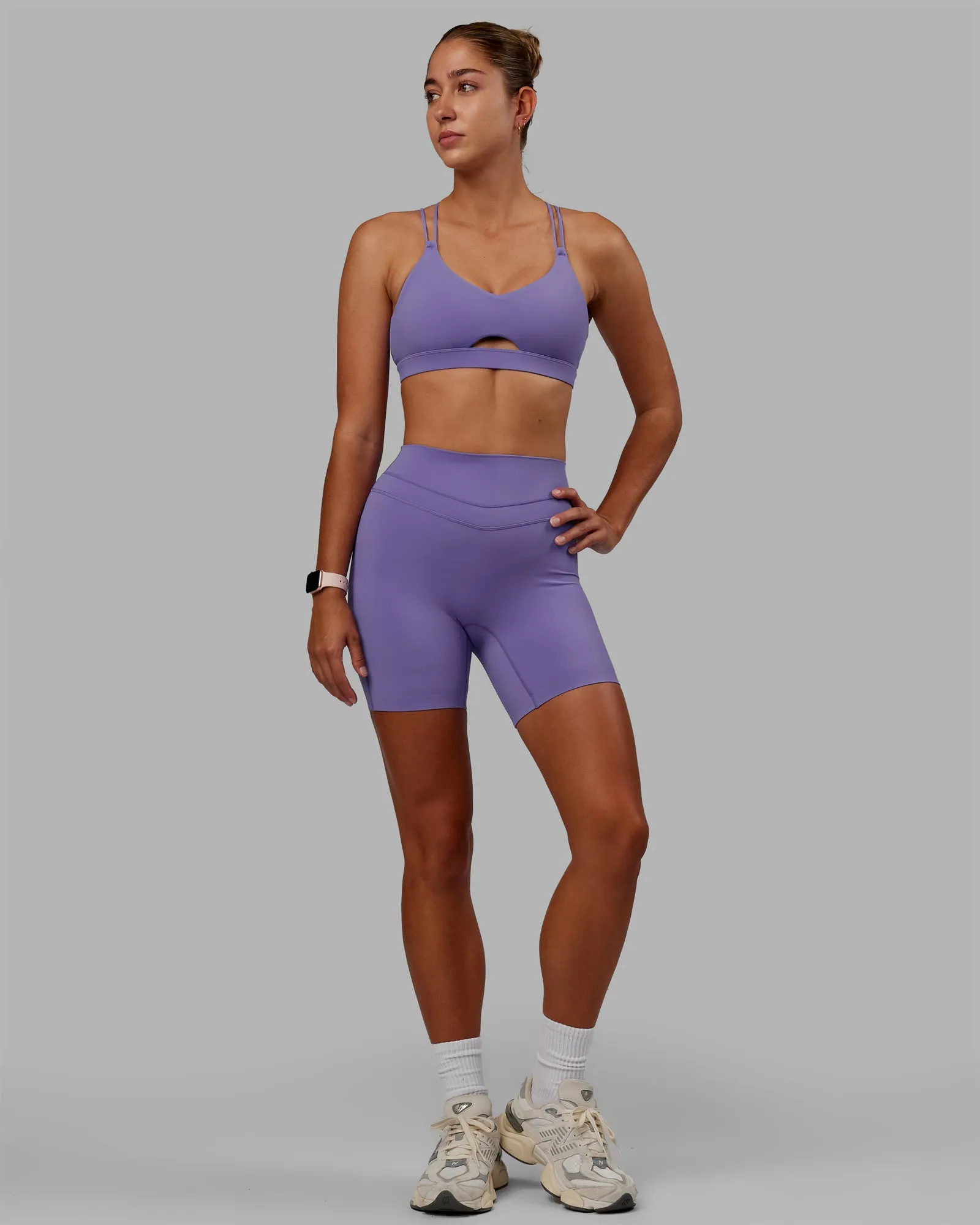Enhance Mid-Length Shorts - Dahlia Purple