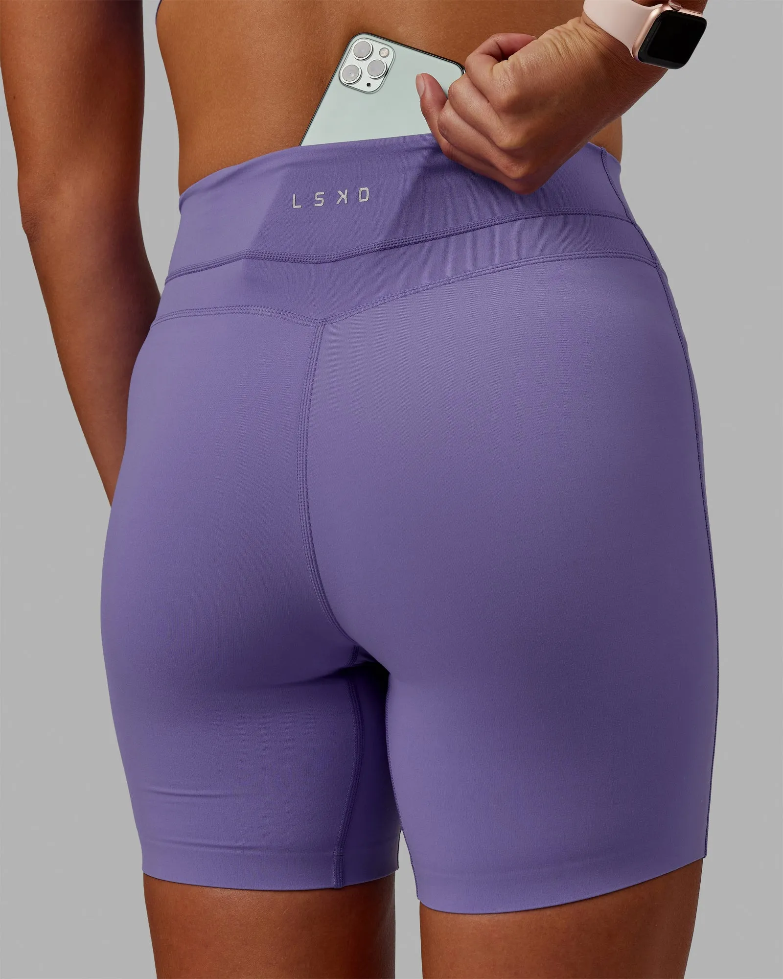 Enhance Mid-Length Shorts - Dahlia Purple