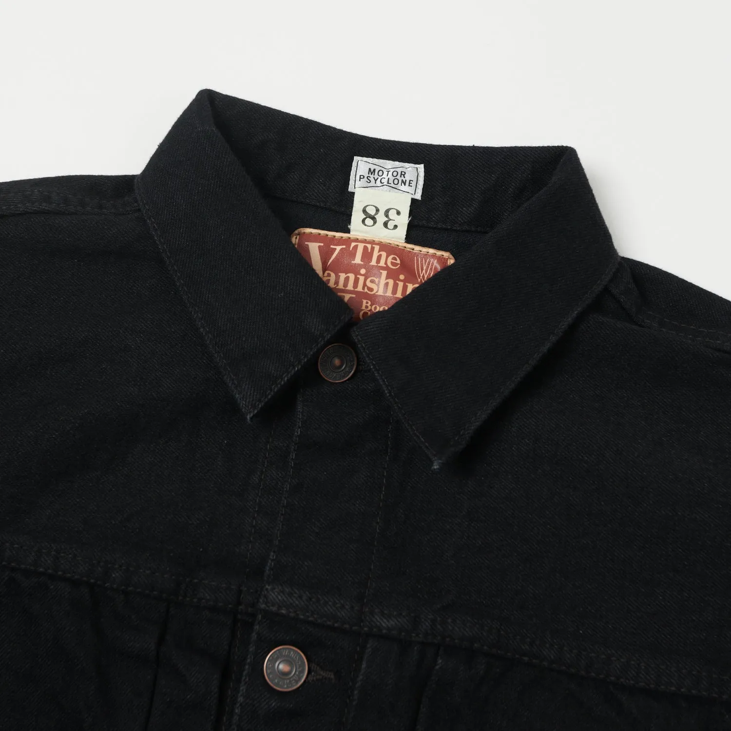 Freewheelers 507RB 'The Vanishing West' 14oz Type II Denim Jacket - Rude Black