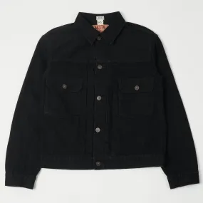 Freewheelers 507RB 'The Vanishing West' 14oz Type II Denim Jacket - Rude Black
