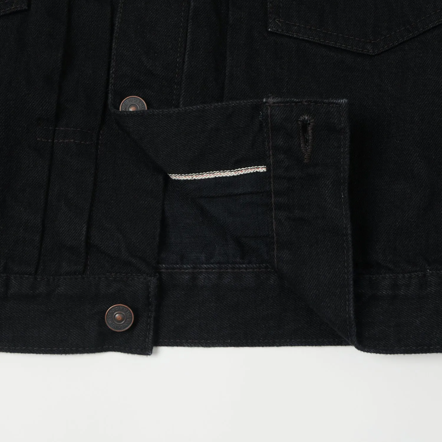 Freewheelers 507RB 'The Vanishing West' 14oz Type II Denim Jacket - Rude Black
