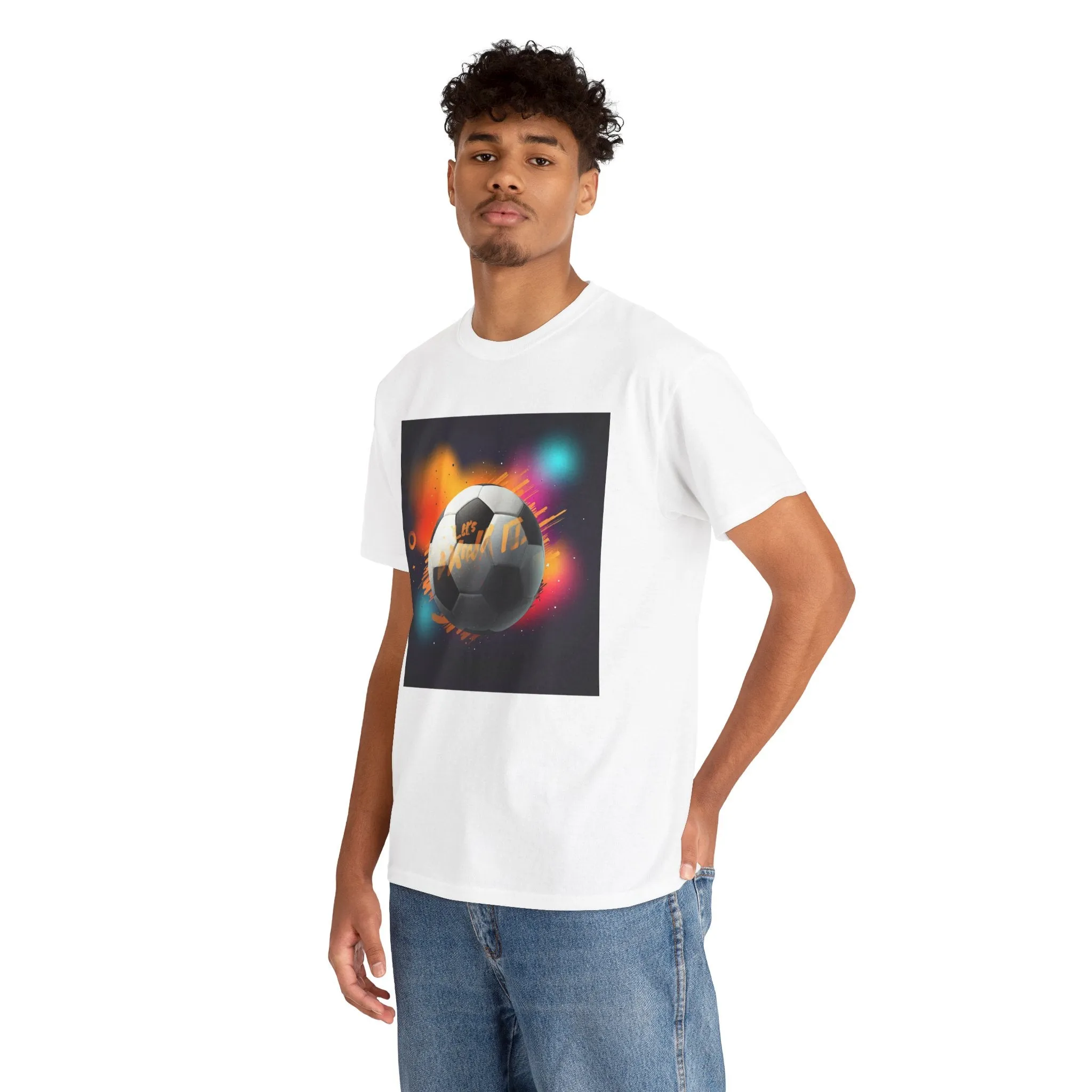 Galaxy Soccer Unisex Heavy Cotton Tee - Perfect for Sports Lovers