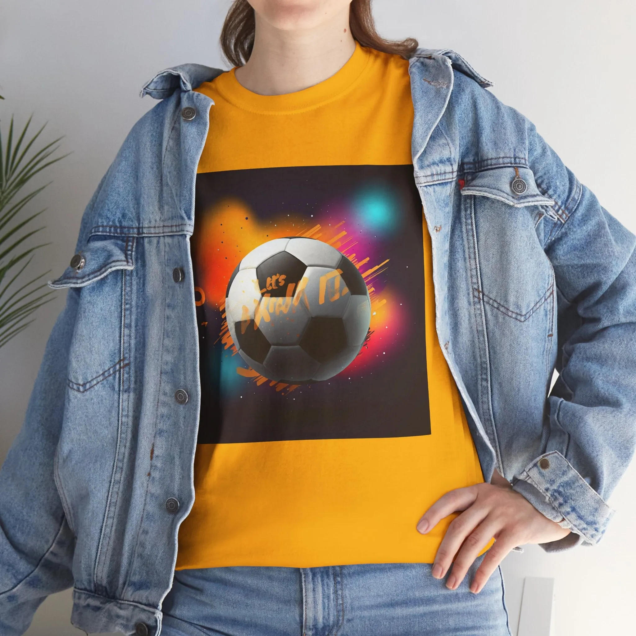 Galaxy Soccer Unisex Heavy Cotton Tee - Perfect for Sports Lovers