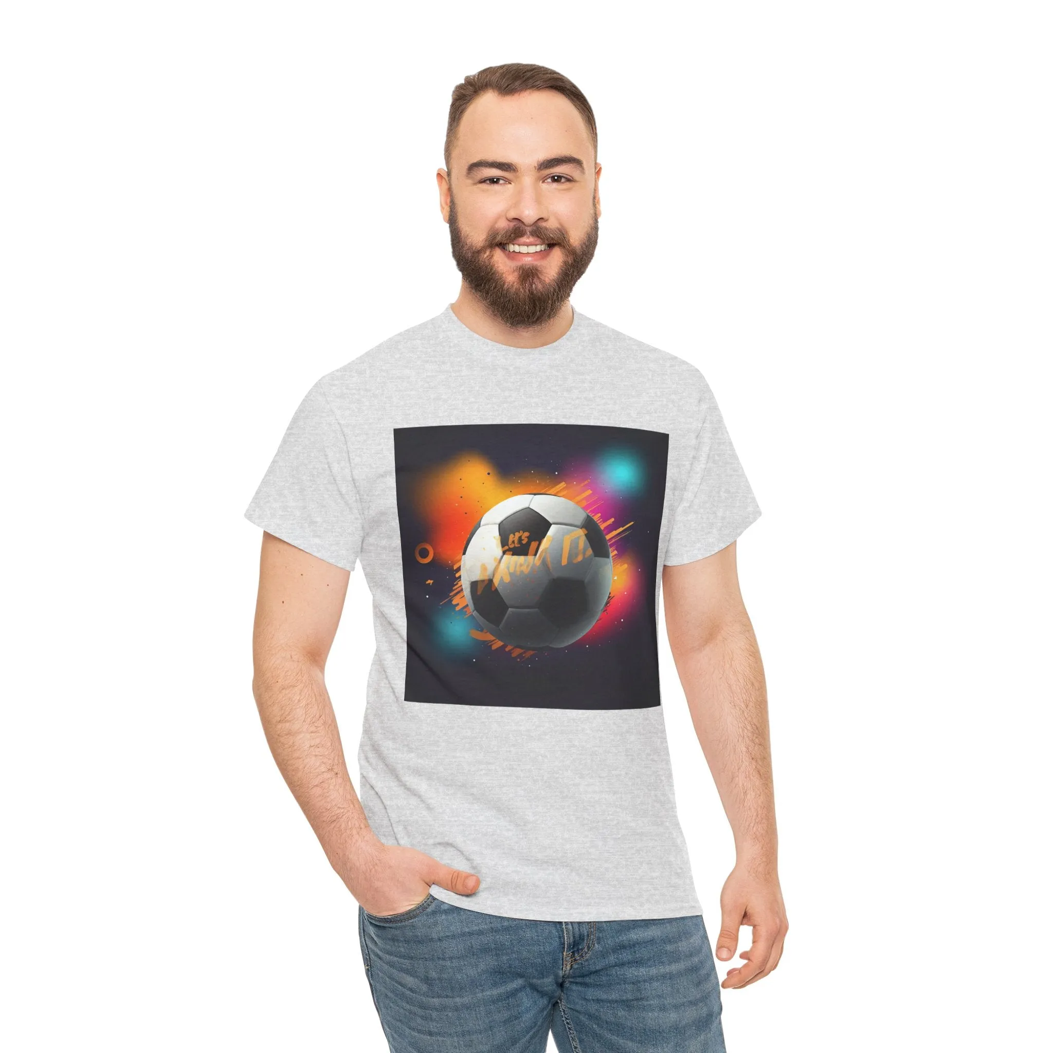 Galaxy Soccer Unisex Heavy Cotton Tee - Perfect for Sports Lovers