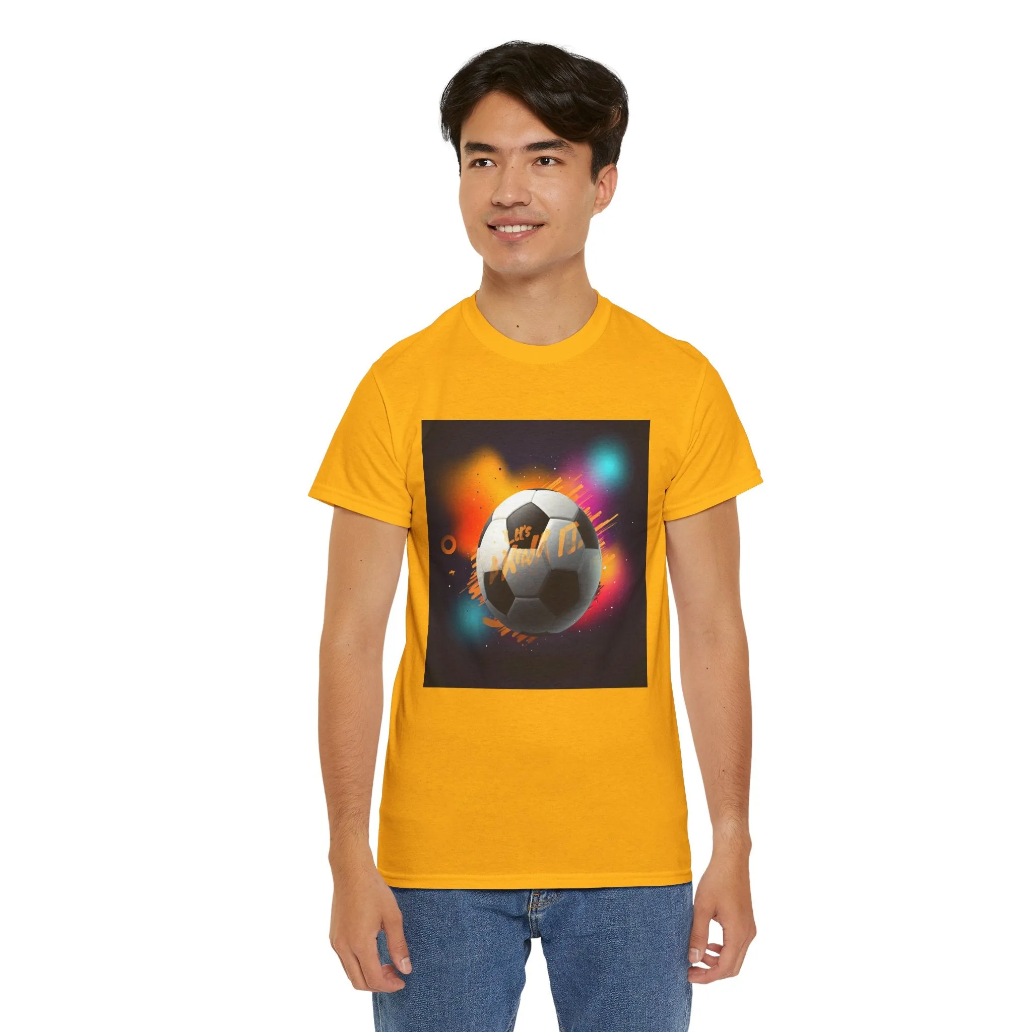 Galaxy Soccer Unisex Heavy Cotton Tee - Perfect for Sports Lovers