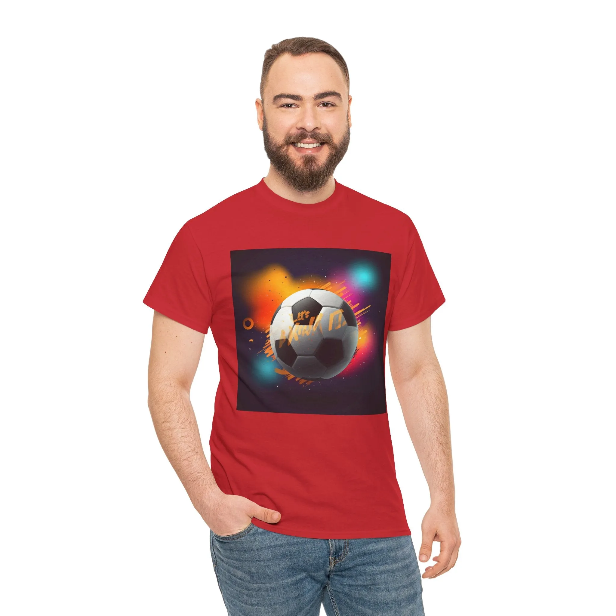 Galaxy Soccer Unisex Heavy Cotton Tee - Perfect for Sports Lovers