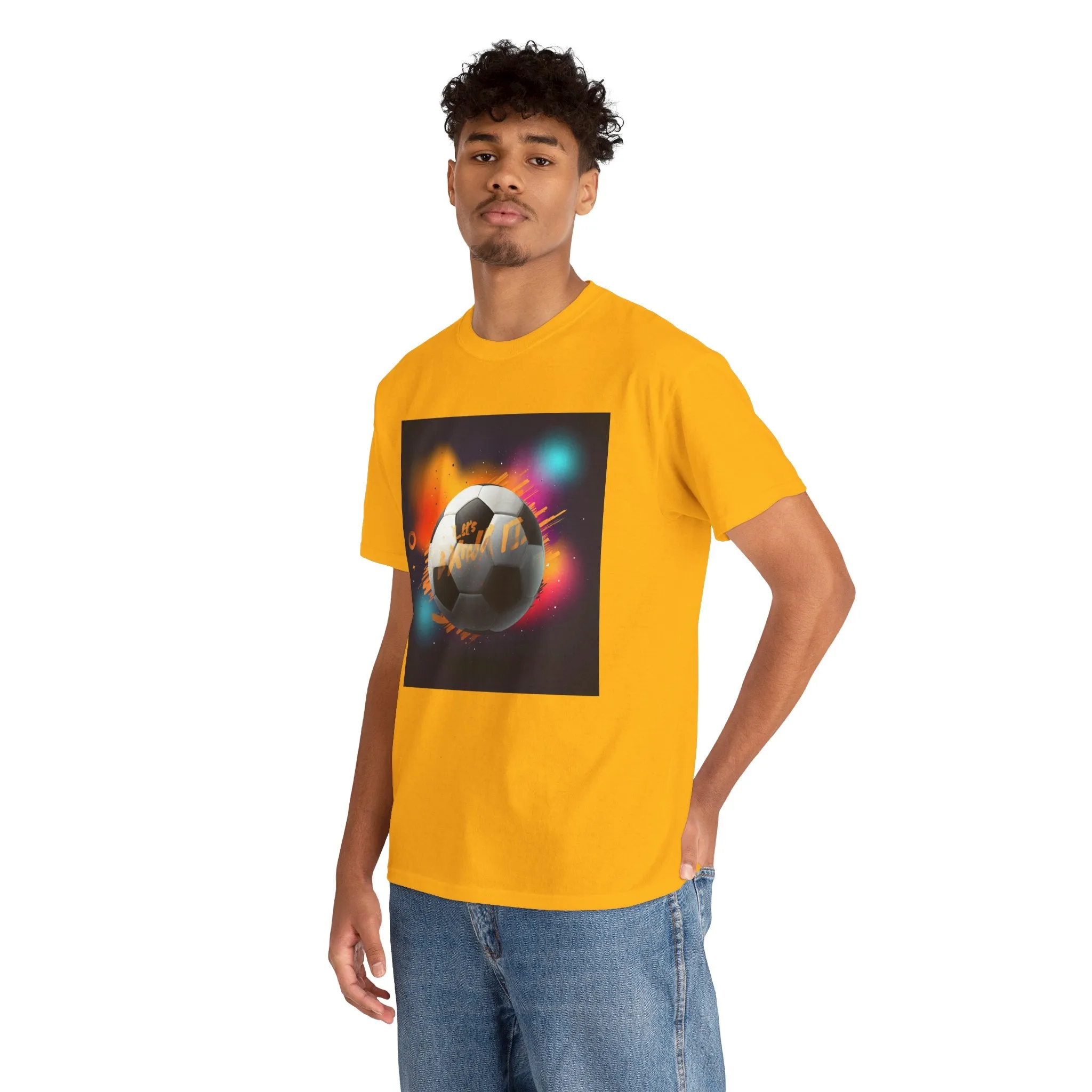 Galaxy Soccer Unisex Heavy Cotton Tee - Perfect for Sports Lovers