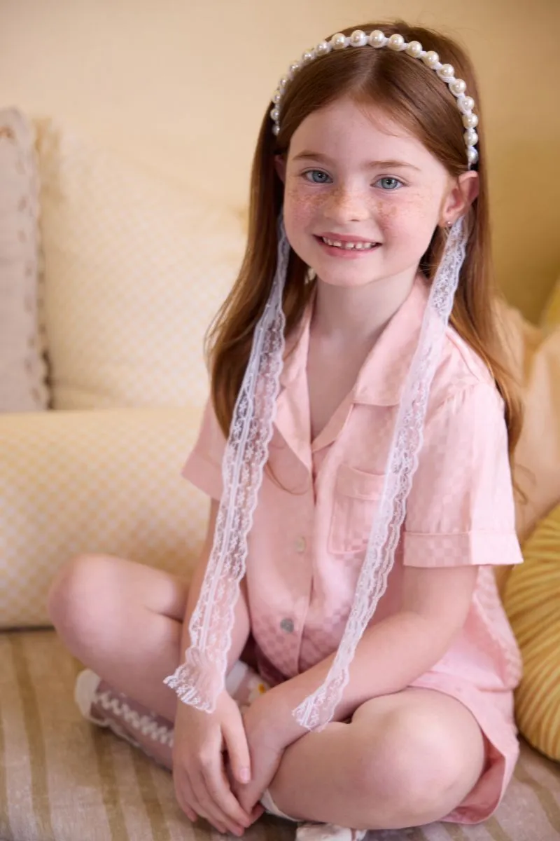 Gigi Kids Short Pyjama - Dusty Rose