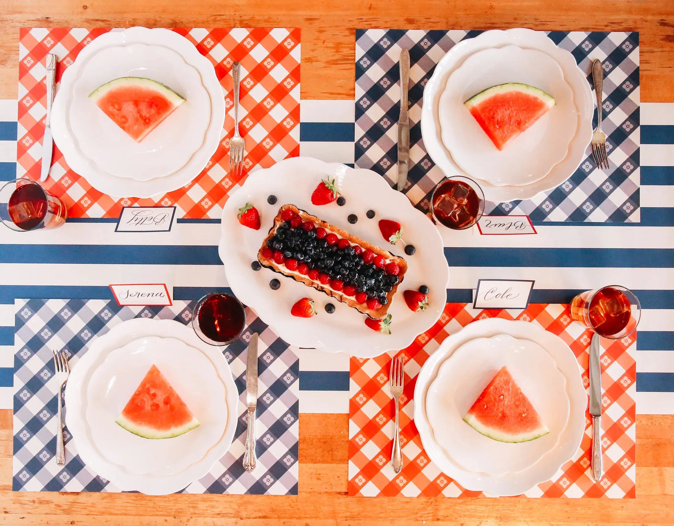 Hester & Cook: Picnic Check Placemat